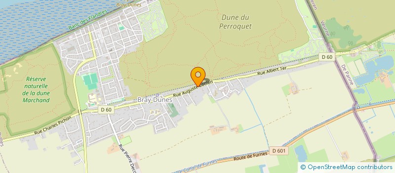 localisation de l'entreprise LES ECURIES DE MANAYAH à BRAY-DUNES