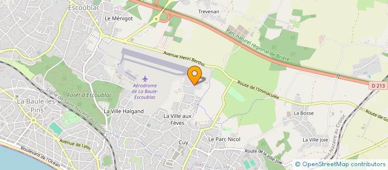 localisation de l'entreprise LES ECURIES DE MASSONNET à LA BAULE-ESCOUBLAC