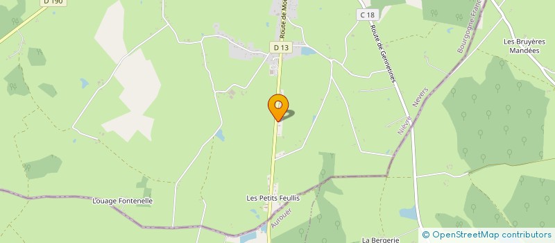 localisation de l'entreprise LES ECURIES DE MAYSON à DORNES