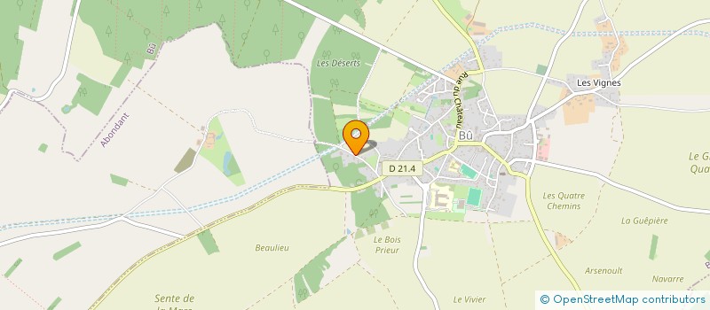 localisation de l'entreprise LES ECURIES DE MOULINCOURT à BU