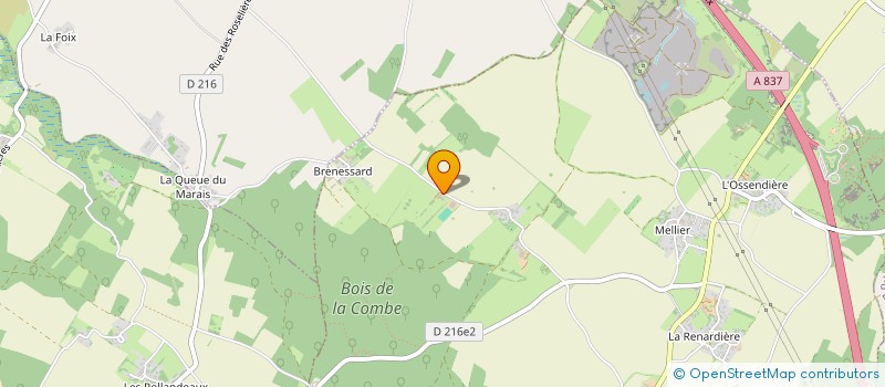 localisation de l'entreprise LES ECURIES DE PLASSAY  PLASSAY