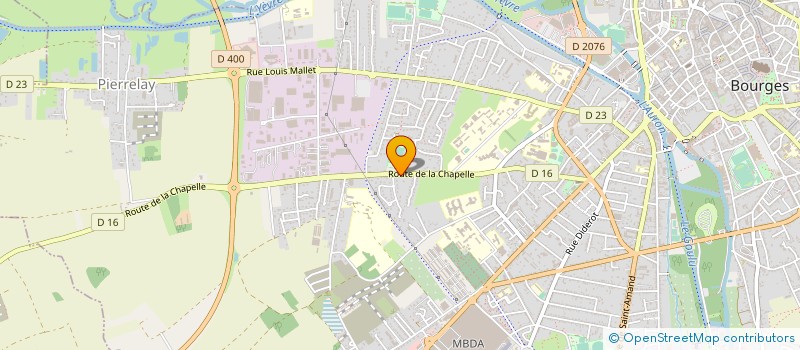 localisation de l'entreprise LES ECURIES DE PLOU  BOURGES