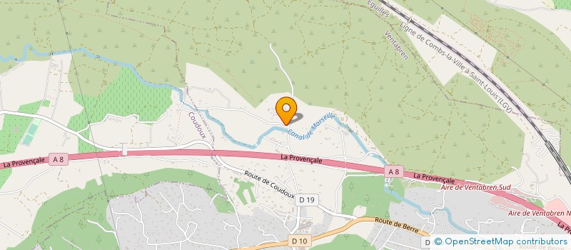 localisation de l'entreprise LES ECURIES DE PROVENCE  VENTABREN