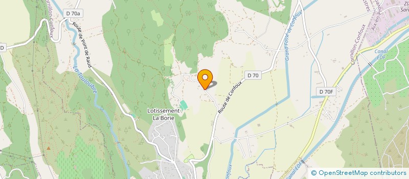 localisation de l'entreprise LES ECURIES DE RIBOULAM à CORNILLON-CONFOUX