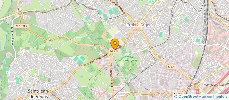 localisation de l'entreprise LES ECURIES DE RIEUCOULON à MONTPELLIER