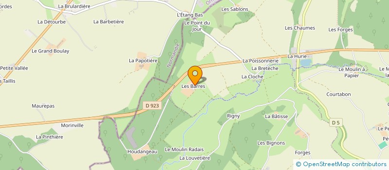 localisation de l'entreprise LES ECURIES DE SAINT-VICTOR à SAINT-VICTOR-DE-BUTHON
