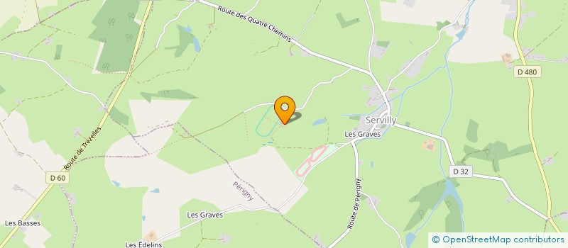 localisation de l'entreprise LES ECURIES DE SERVILLY  SERVILLY