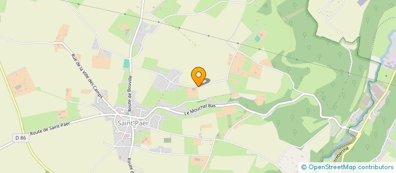localisation de l'entreprise LES ECURIES DE ST PAER à SAINT-PAER