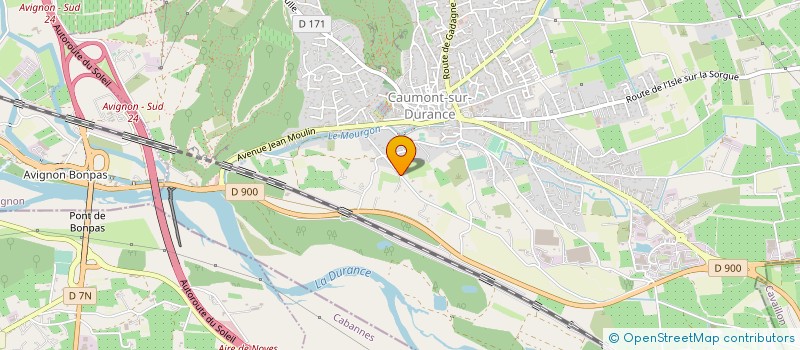 localisation de l'entreprise LES ECURIES DE STEPHANE  CAUMONT-SUR-DURANCE