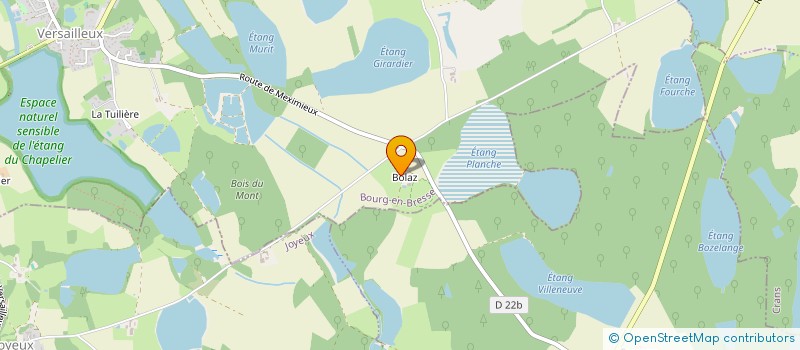 localisation de l'entreprise LES ECURIES DE VERSAILLEUX  VERSAILLEUX