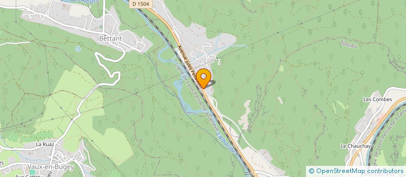 localisation de l'entreprise LES ECURIES DES BALMETTES  AMBERIEU-EN-BUGEY