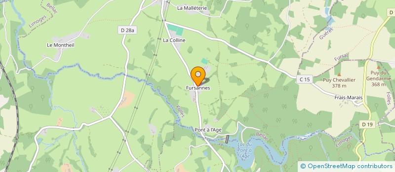 localisation de l'entreprise LES ECURIES DES DAUGES à FOLLES