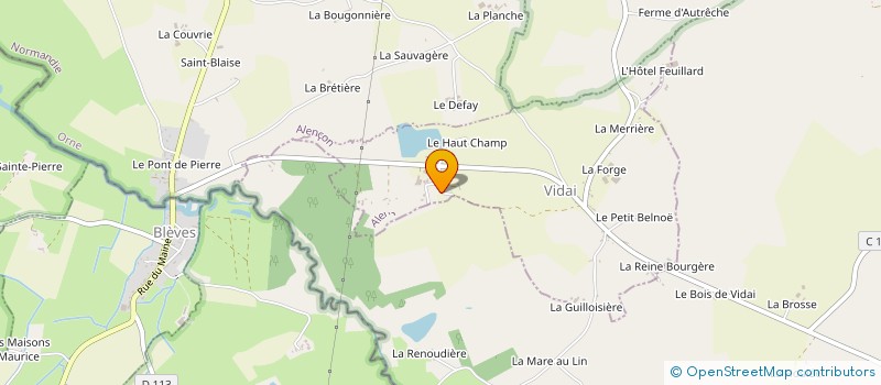 localisation de l'entreprise LES ECURIES DES LYS à PERVENCHERES