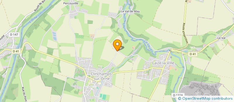 localisation de l'entreprise LES ECURIES DES SOUS BOIS à LAIZE-CLINCHAMPS