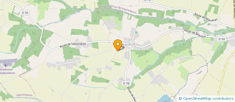 localisation de l'entreprise LES ECURIES DU BARRAIL EARL à BEAUFORT