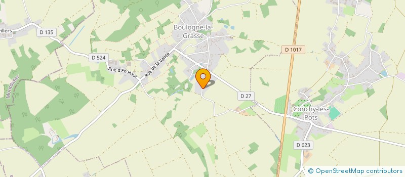 localisation de l'entreprise LES ECURIES DU BOUT DU BOIS à BELLOY