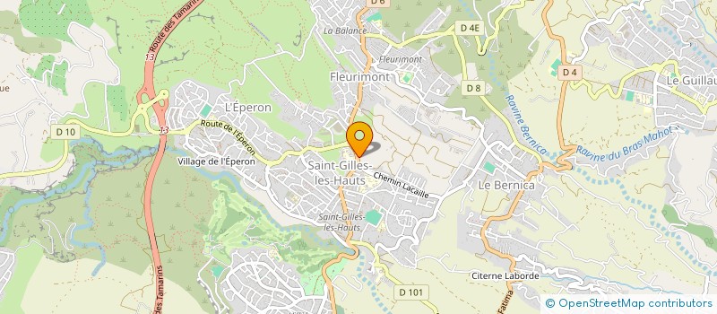 localisation de l'entreprise LES ECURIES DU CENTAURE à SAINT-PAUL