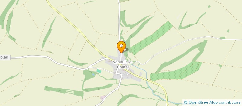 localisation de l'entreprise LES ECURIES DU CHATEL  VANAULT-LE-CHATEL