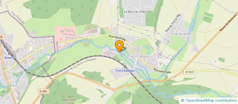 localisation de l'entreprise LES ECURIES DU CLOS JOLI à LE VAUMAIN