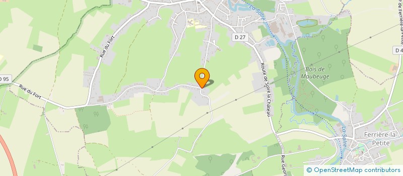 localisation de l'entreprise LES ECURIES DU COLENSON  FERRIERE-LA-GRANDE