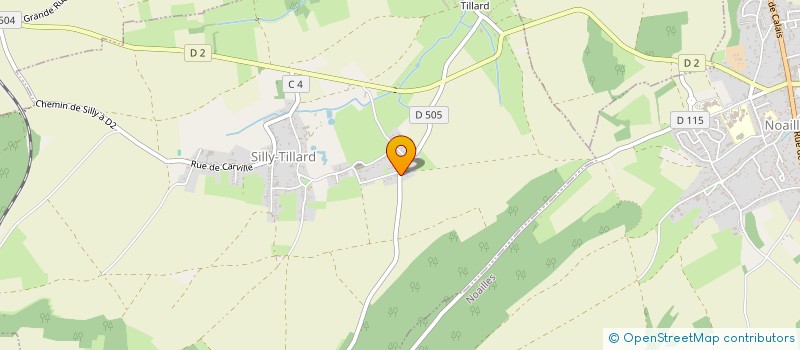 localisation de l'entreprise LES ECURIES DU CONTI  SILLY-TILLARD
