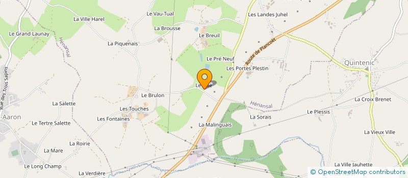 localisation de l'entreprise LES ECURIES DU FREMUR  HENANSAL