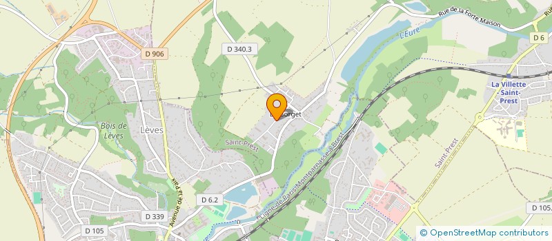 localisation de l'entreprise LES ECURIES DU GORGET à SAINT-PREST