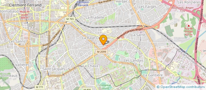 localisation de l'entreprise LES ECURIES DU GRAND BEAULIEU  CLERMONT-FERRAND