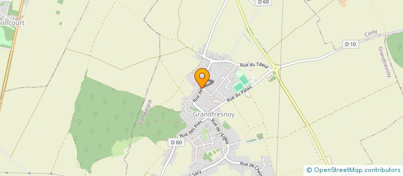 localisation de l'entreprise LES ECURIES DU GRANDFRESNOY à GRANDFRESNOY