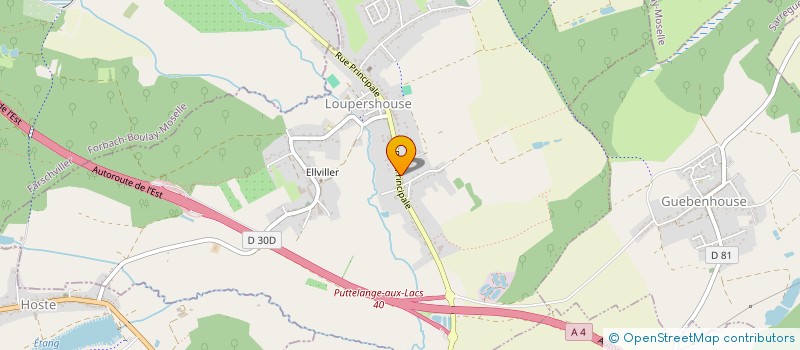 localisation de l'entreprise LES ECURIES DU GUERRIER  REMERING-LES-PUTTELANGE