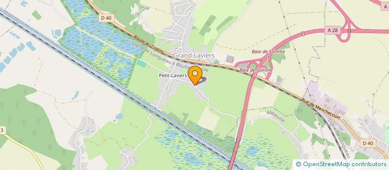 localisation de l'entreprise LES ECURIES DU LEVANT  GRAND-LAVIERS