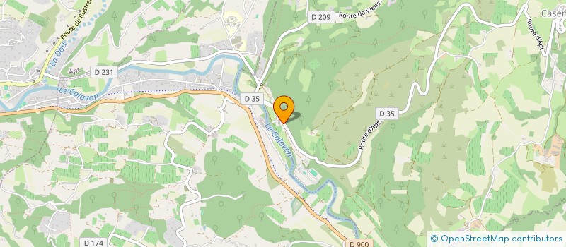 localisation de l'entreprise LES ECURIES DU LUBERON  CASENEUVE