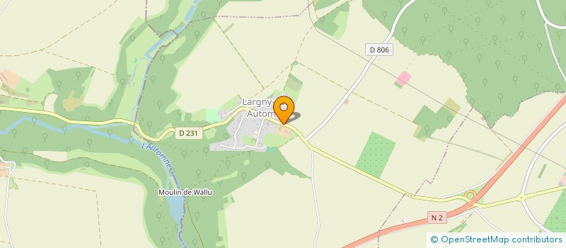 localisation de l'entreprise LES ECURIES DU MANOIR à LARGNY-SUR-AUTOMNE