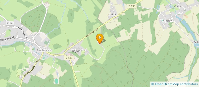 localisation de l'entreprise LES ECURIES DU MAUPAS  CARLEPONT