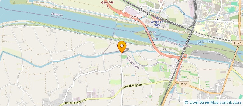 localisation de l'entreprise LES ECURIES DU NOUVEAU DEPART  BARBENTANE