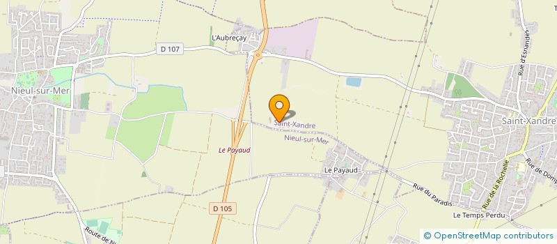 localisation de l'entreprise LES ECURIES DU PETIT CHESNE  SAINT-XANDRE