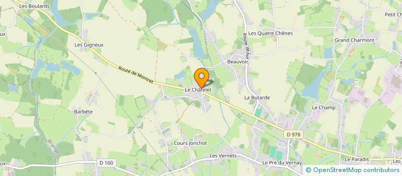 localisation de l'entreprise LES ECURIES DU PONT NOIR  BRANGES