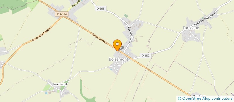 localisation de l'entreprise LES ECURIES DU RELAIS DE BOISEMONT à FRENELLES-EN-VEXIN