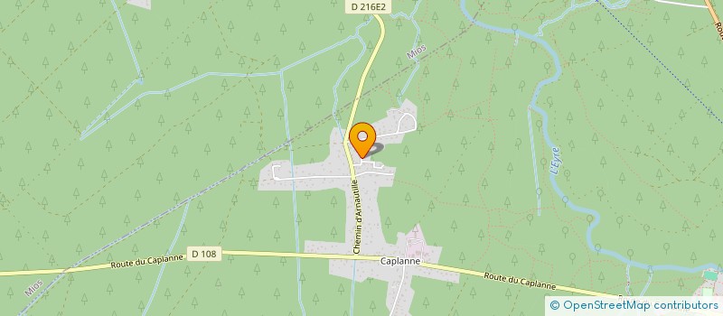 localisation de l'entreprise LES ECURIES DU VAL DE L'EYRE  SALLES