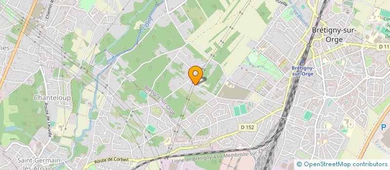 localisation de l'entreprise LES ECURIES DU VALORGE à BRETIGNY-SUR-ORGE