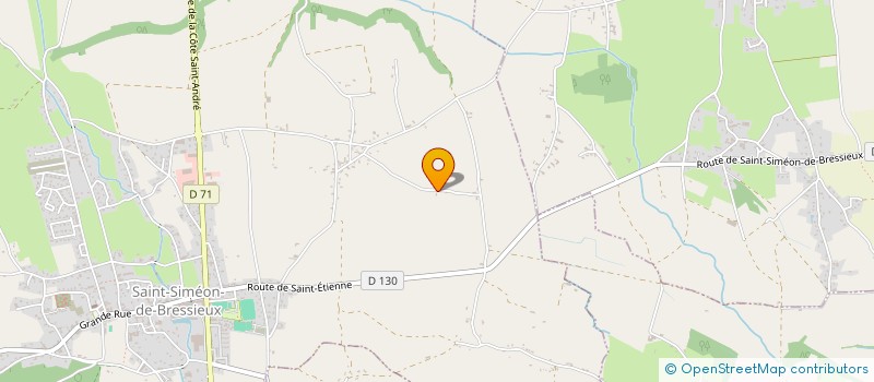 localisation de l'entreprise LES ECURIES DU VERNAY  SAINT-SIMEON-DE-BRESSIEUX