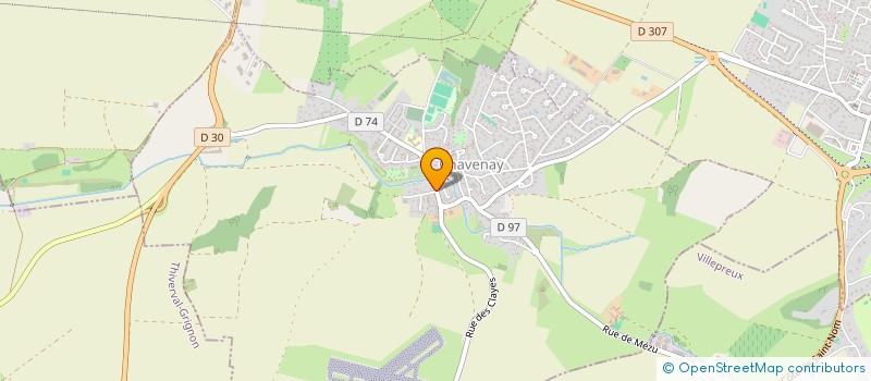 localisation de l'entreprise LES ECURIES JOLLY JUMPER  CHAVENAY