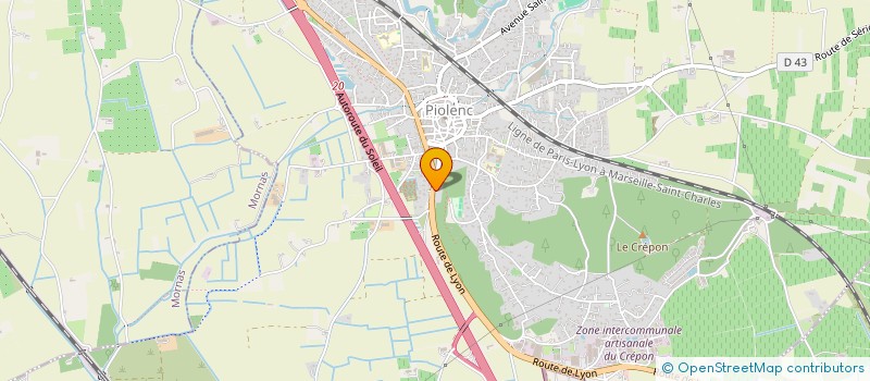 localisation de l'entreprise LES ECURIES KENZO DE MONTMOU à PIOLENC