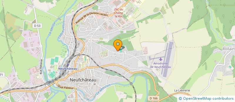 localisation de l'entreprise LES ECURIES NEOCASTRIENNES  NEUFCHATEAU