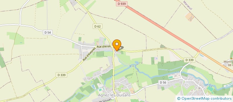 localisation de l'entreprise LES ECURIES VAUBAN  AGNEZ-LES-DUISANS