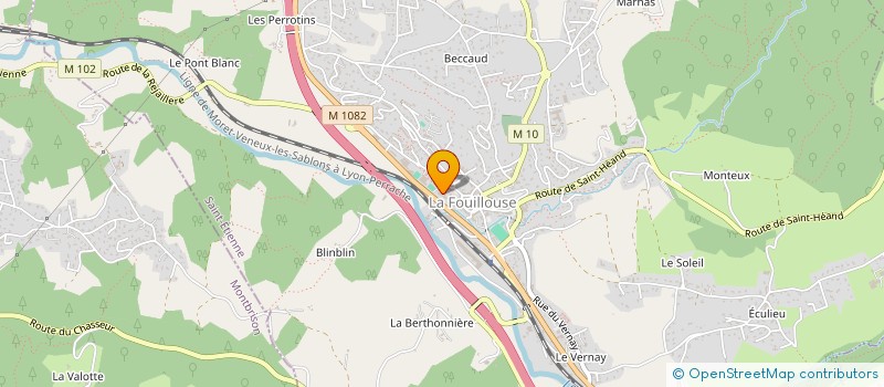 localisation de l'entreprise LES ECUS DES P'TITS FEUILLANTINS  LA FOUILLOUSE