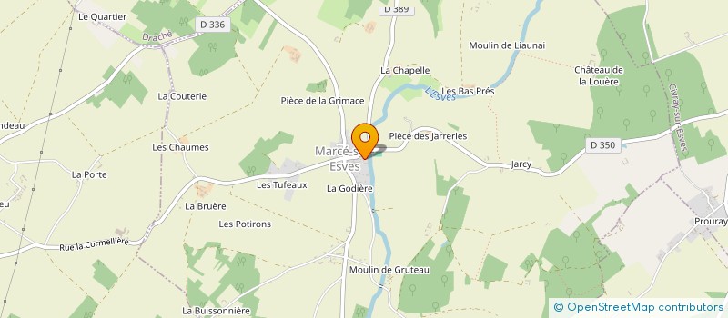 localisation de l'entreprise LES ECUYERS DE L'HISTOIRE  MARCE-SUR-ESVES