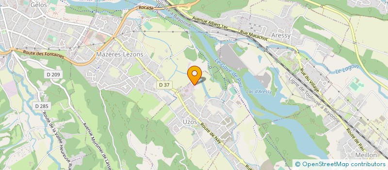 localisation de l'entreprise LES EDELWEISS  UZOS