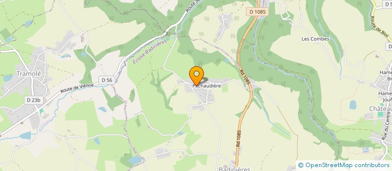 localisation de l'entreprise LES EDELWEISS  VALLOIRE