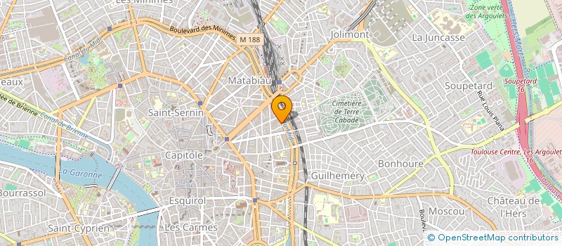 localisation de l'entreprise LES EDITEURS ASSOCIES à TOULOUSE